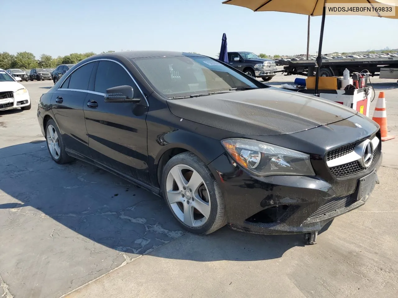 2015 Mercedes-Benz Cla 250 VIN: WDDSJ4EB0FN169833 Lot: 75227674