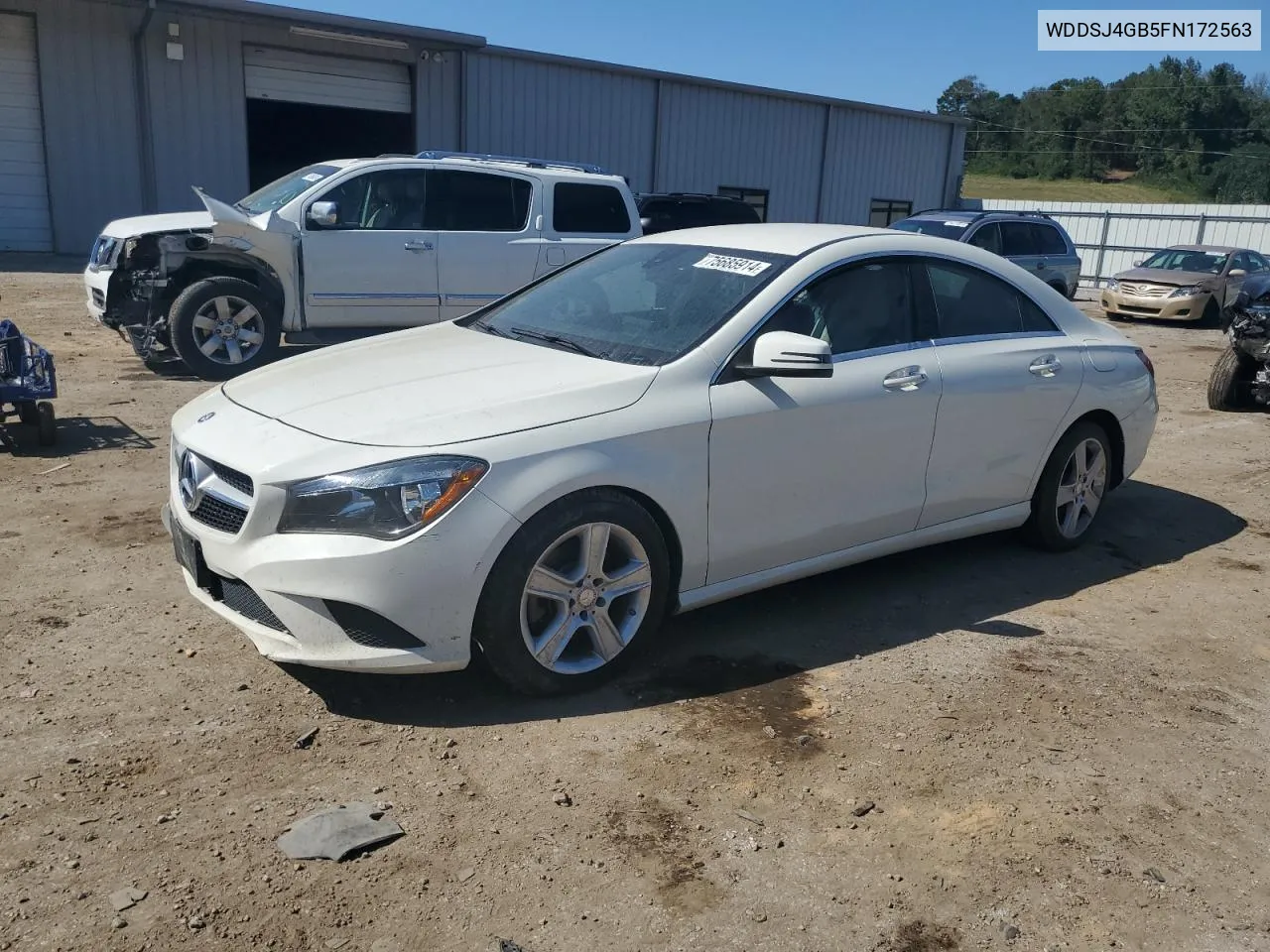 2015 Mercedes-Benz Cla 250 4Matic VIN: WDDSJ4GB5FN172563 Lot: 75685914