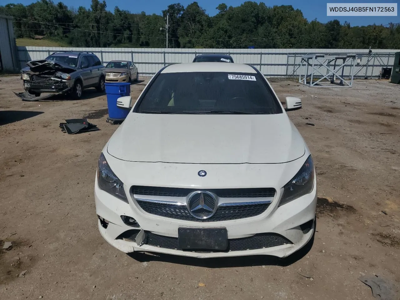 2015 Mercedes-Benz Cla 250 4Matic VIN: WDDSJ4GB5FN172563 Lot: 75685914