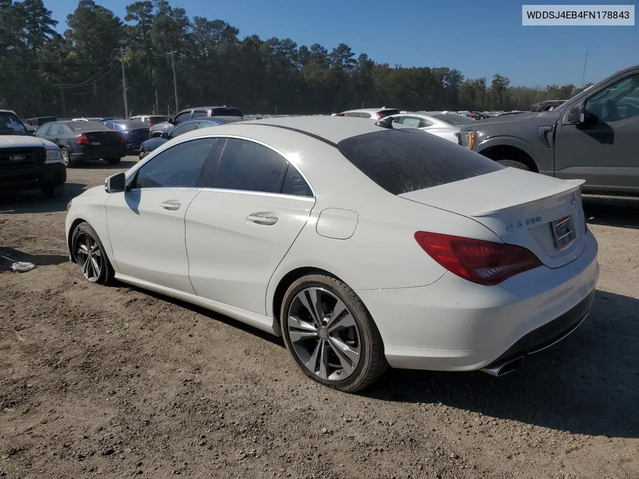 2015 Mercedes-Benz Cla 250 VIN: WDDSJ4EB4FN178843 Lot: 77489354