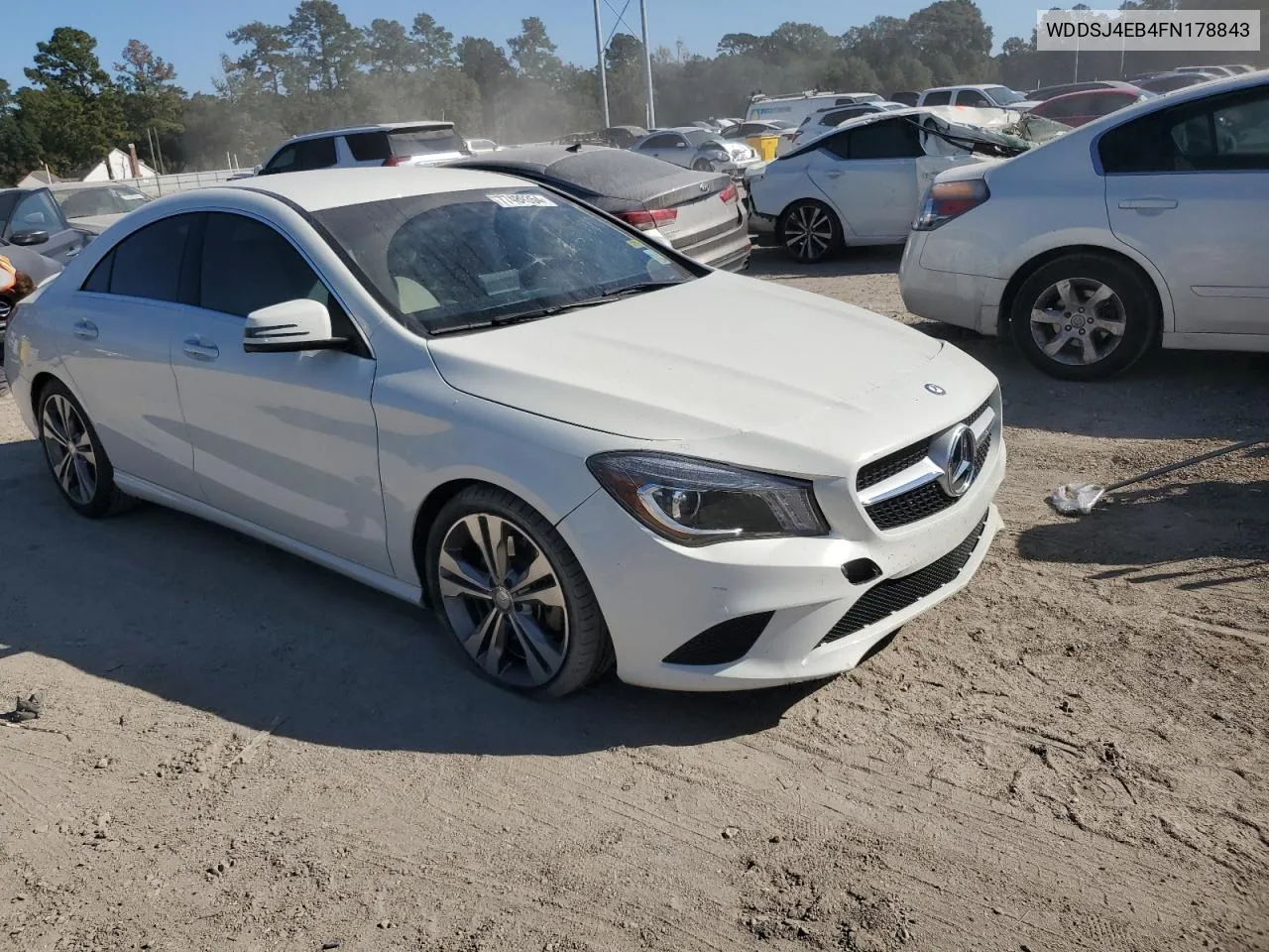 2015 Mercedes-Benz Cla 250 VIN: WDDSJ4EB4FN178843 Lot: 77489354