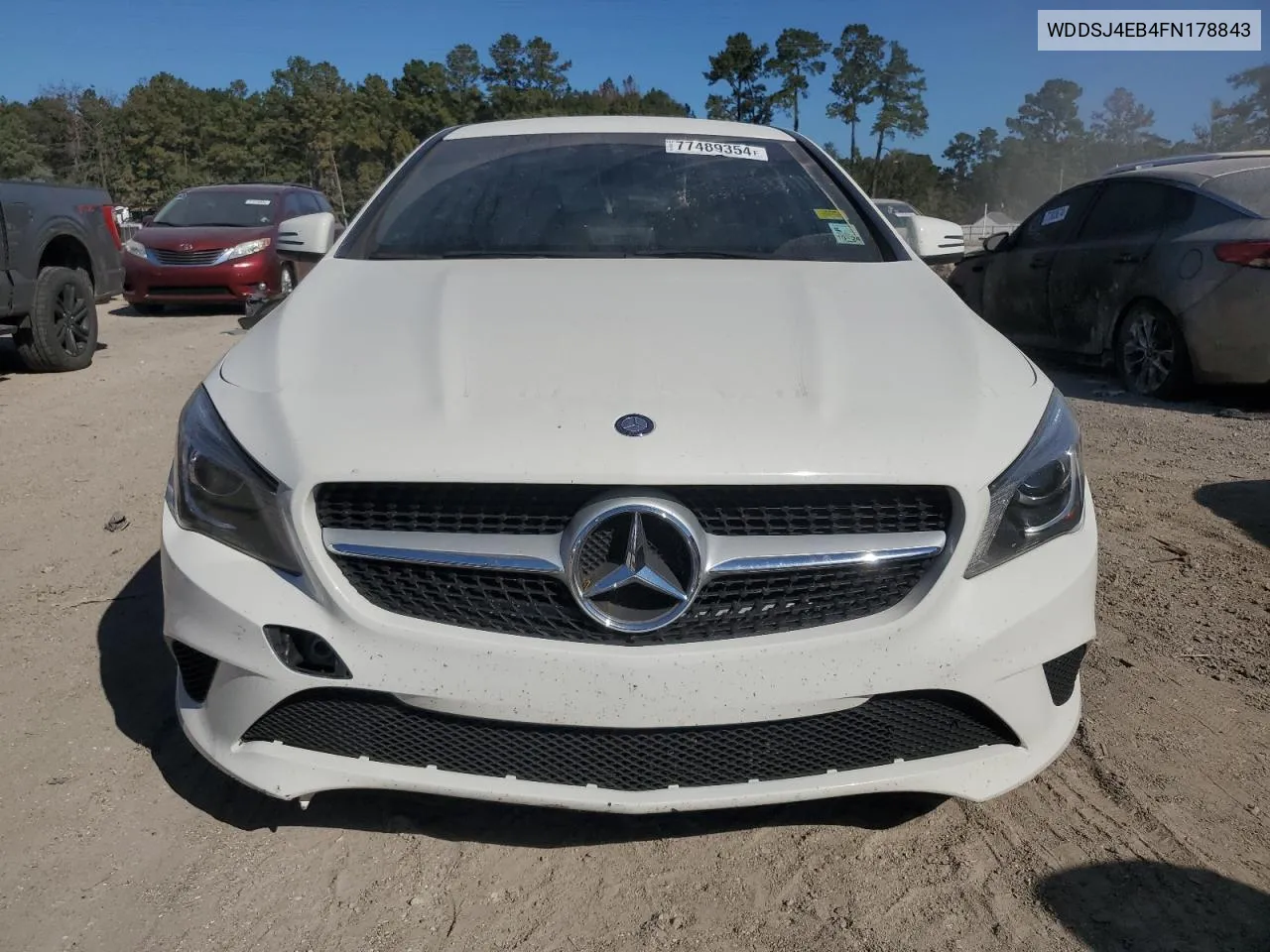 2015 Mercedes-Benz Cla 250 VIN: WDDSJ4EB4FN178843 Lot: 77489354