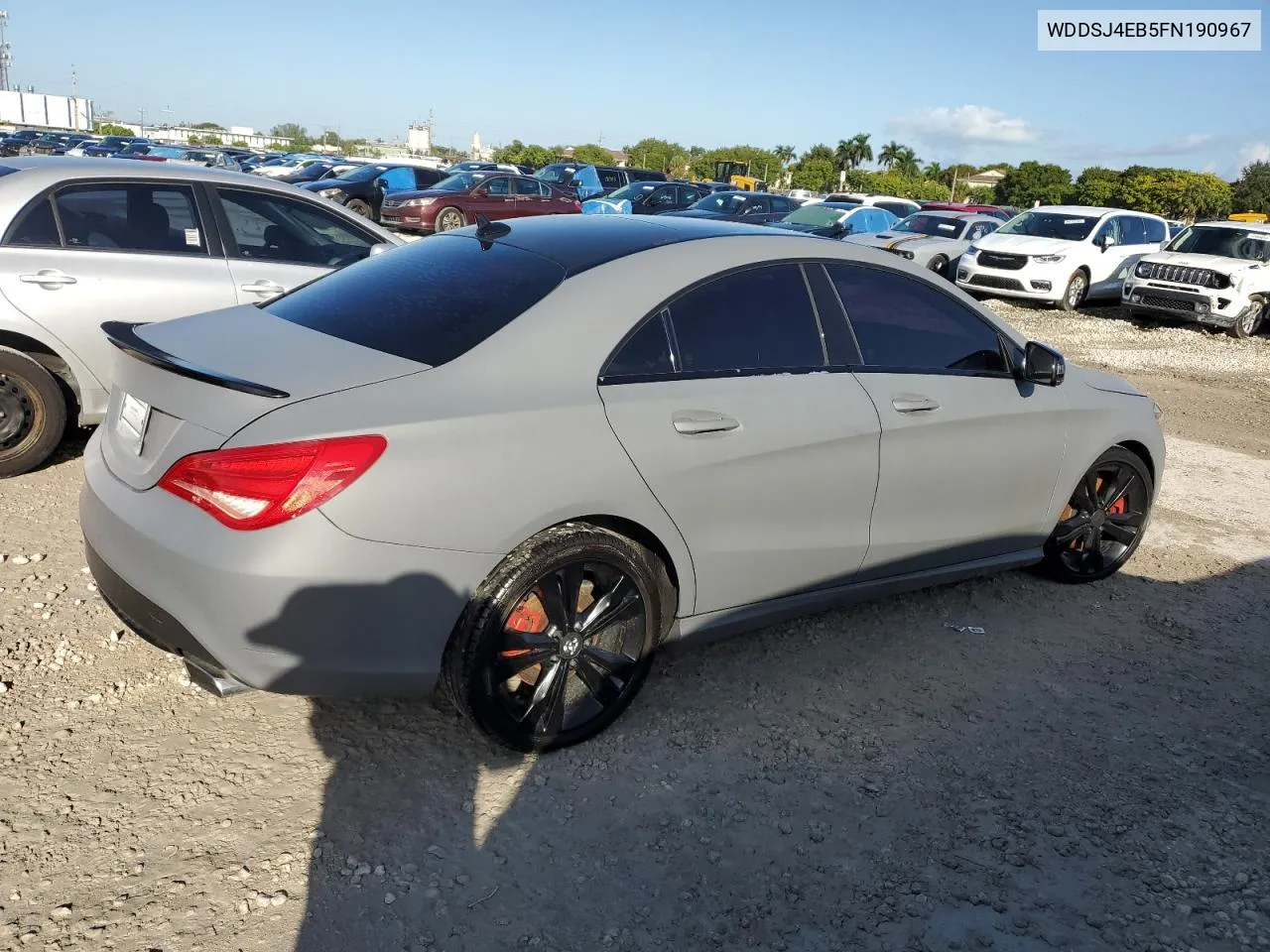 2015 Mercedes-Benz Cla 250 VIN: WDDSJ4EB5FN190967 Lot: 77750884