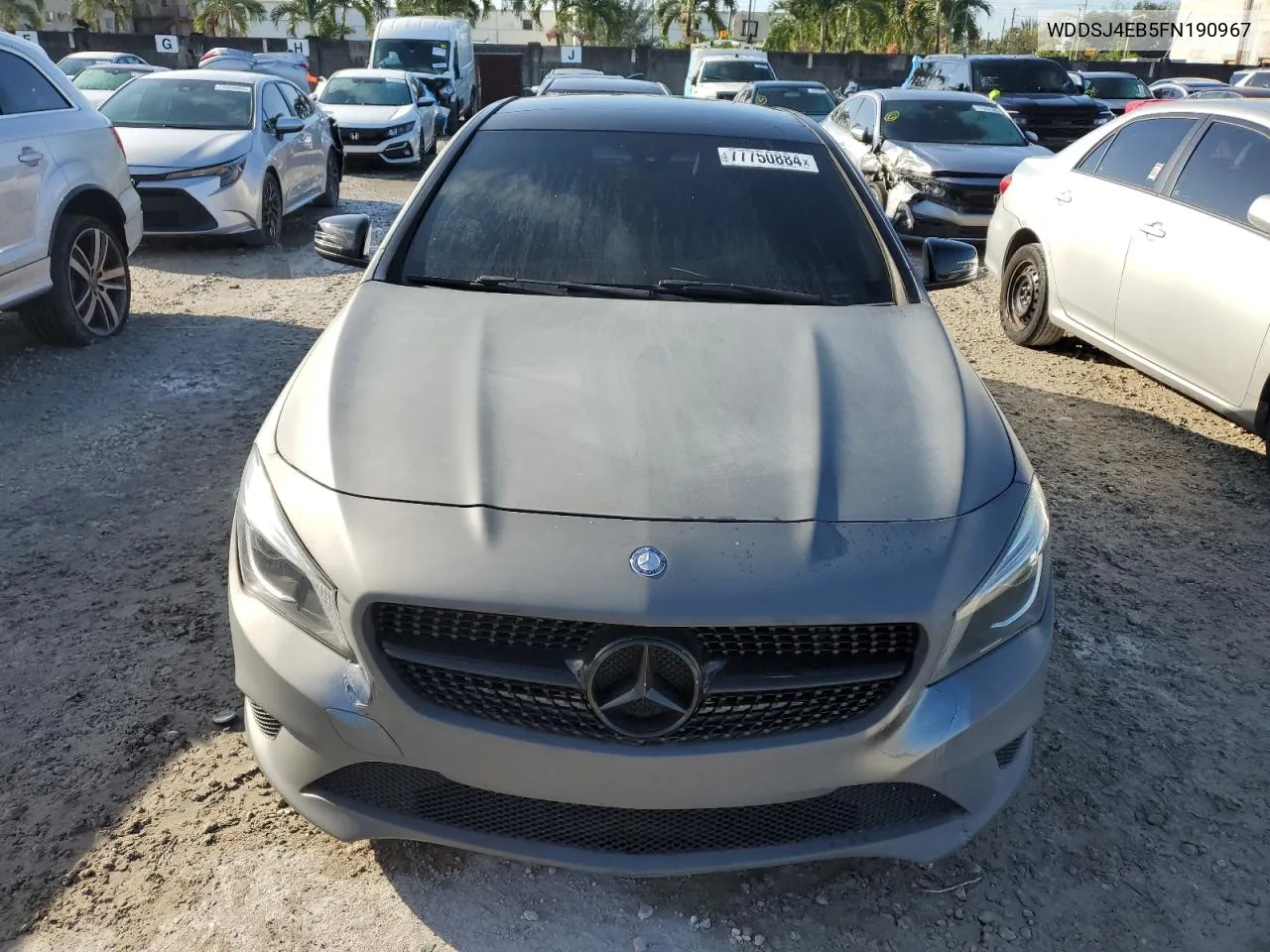 2015 Mercedes-Benz Cla 250 VIN: WDDSJ4EB5FN190967 Lot: 77750884