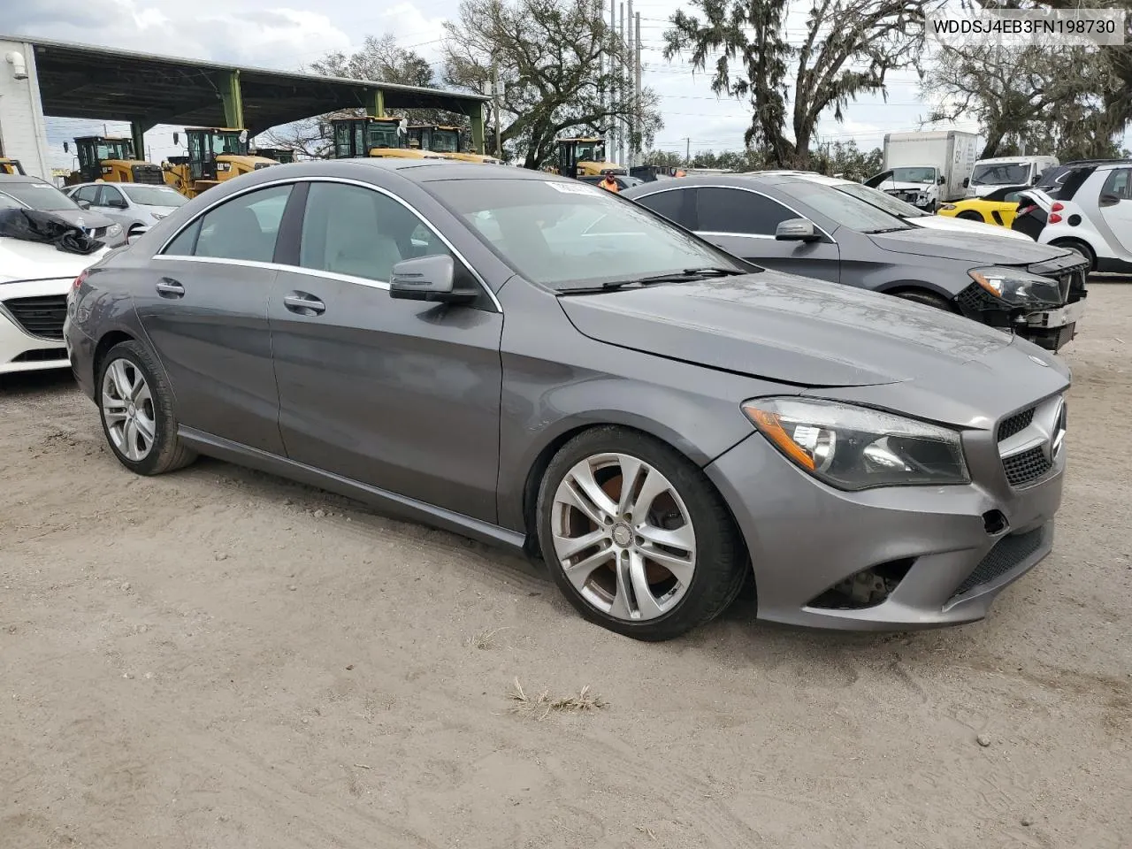 2015 Mercedes-Benz Cla 250 VIN: WDDSJ4EB3FN198730 Lot: 78074714