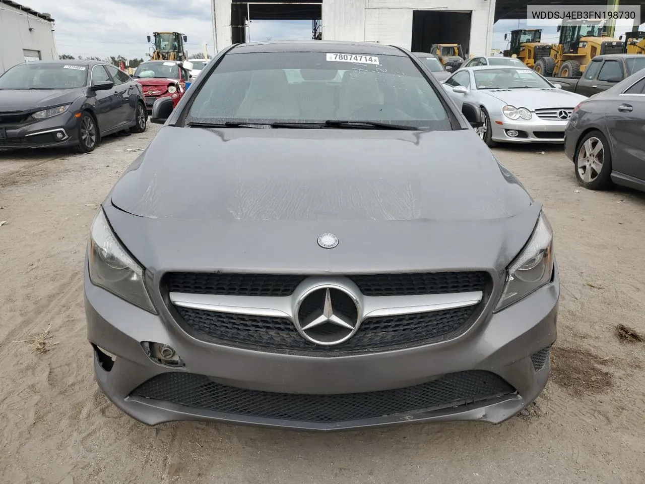 2015 Mercedes-Benz Cla 250 VIN: WDDSJ4EB3FN198730 Lot: 78074714