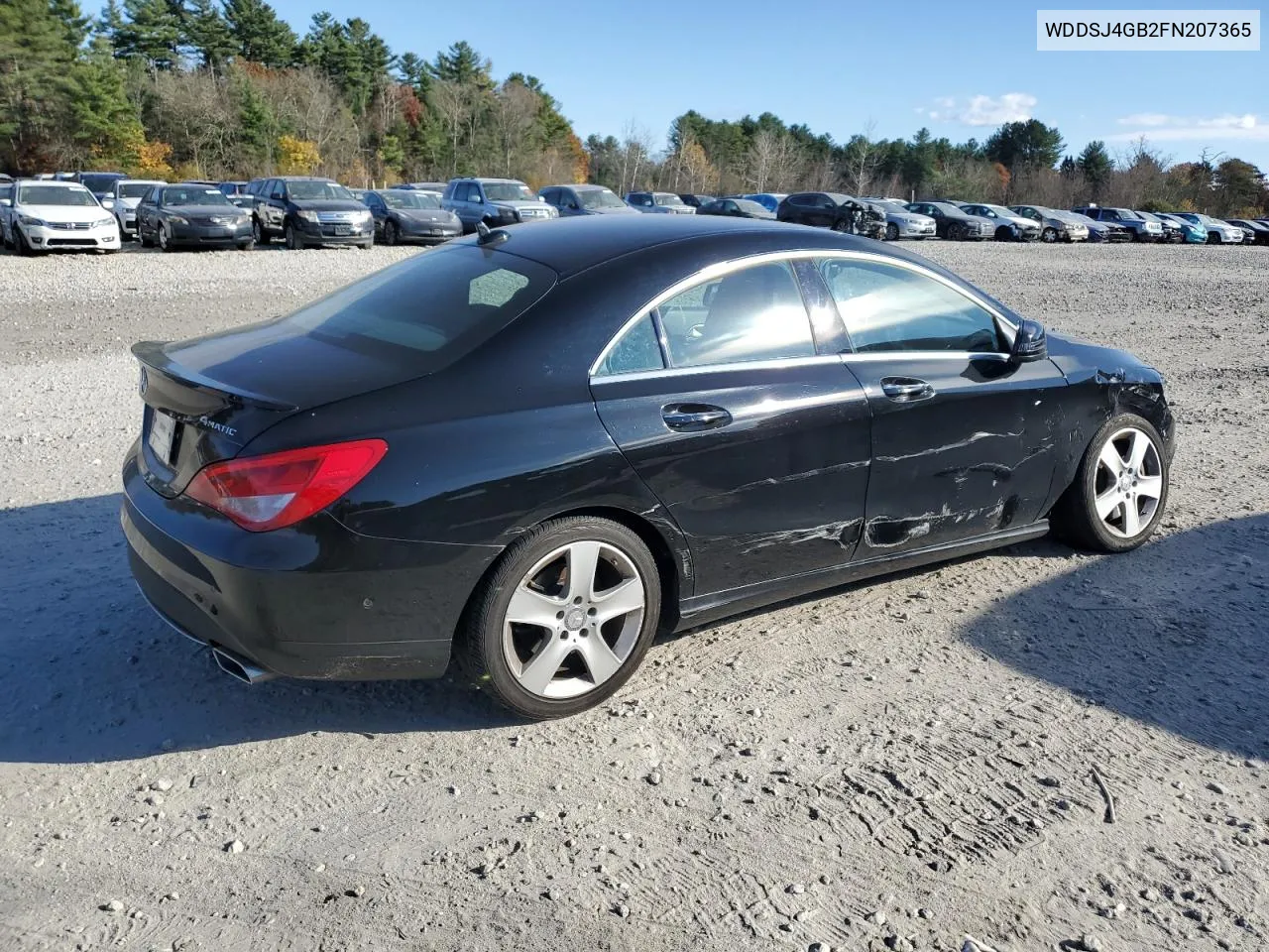 2015 Mercedes-Benz Cla 250 4Matic VIN: WDDSJ4GB2FN207365 Lot: 78121344