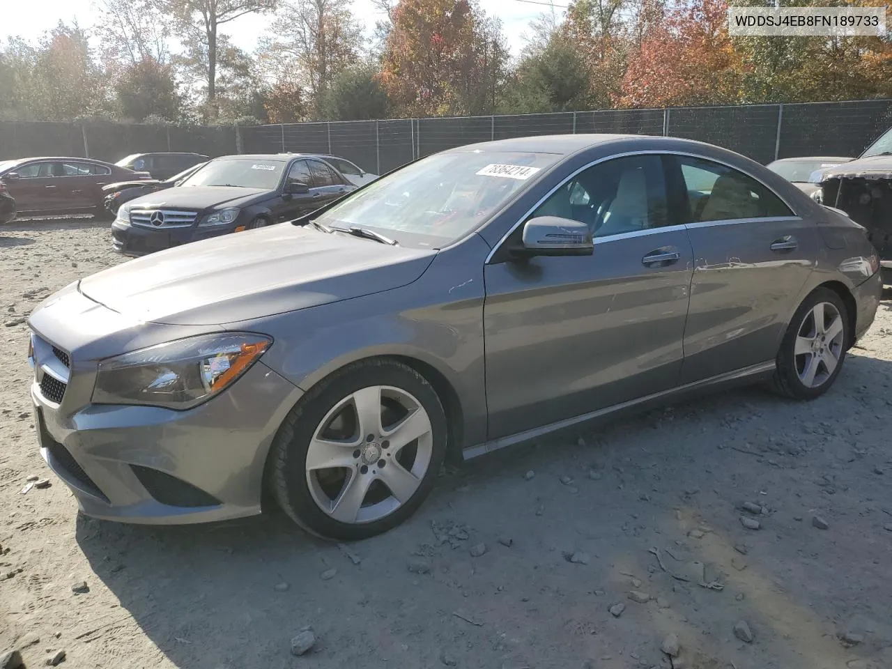 2015 Mercedes-Benz Cla 250 VIN: WDDSJ4EB8FN189733 Lot: 78364214