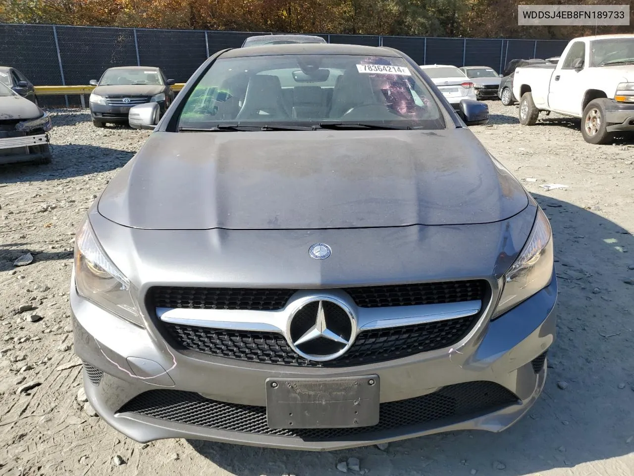 2015 Mercedes-Benz Cla 250 VIN: WDDSJ4EB8FN189733 Lot: 78364214