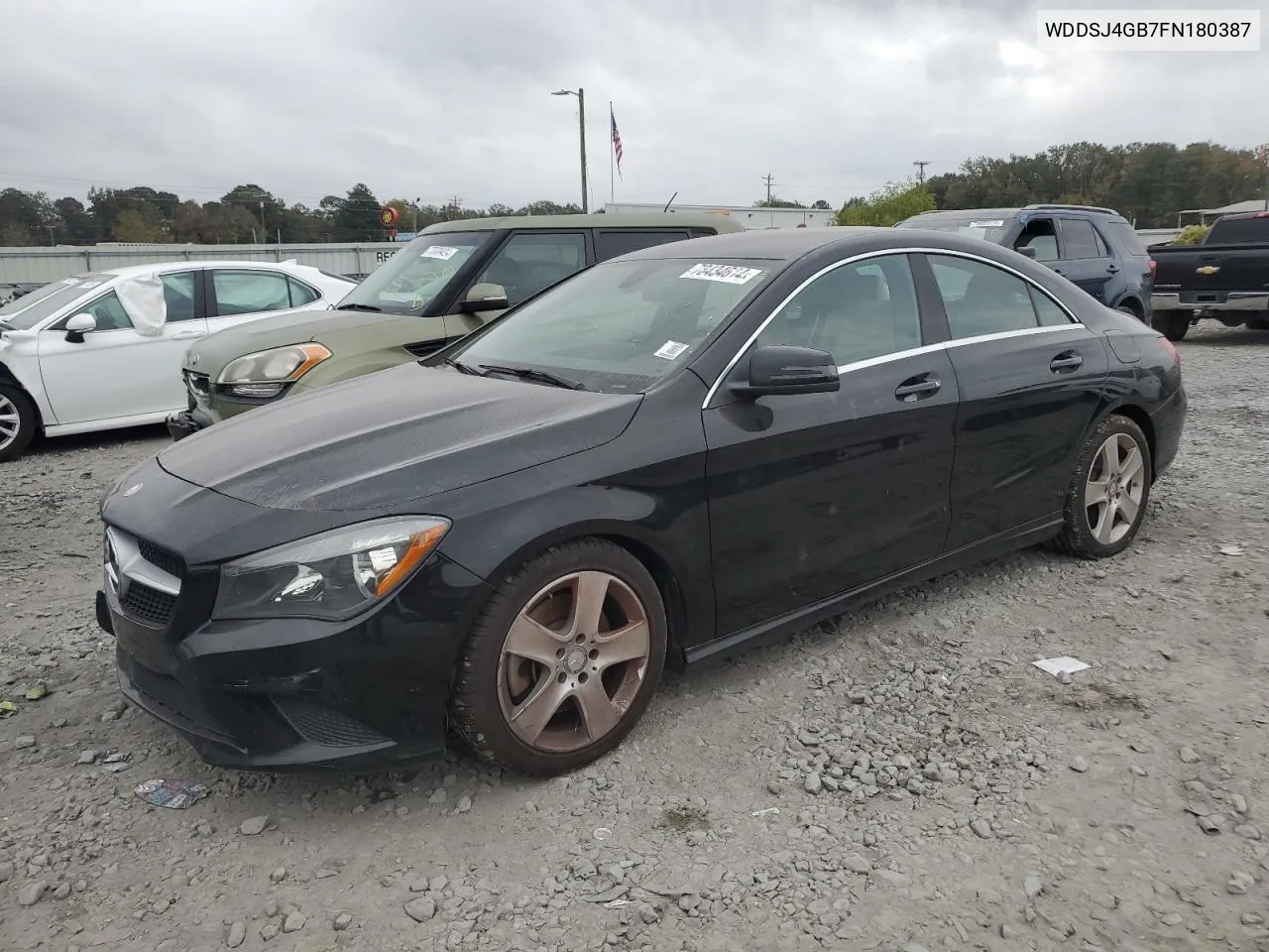 2015 Mercedes-Benz Cla 250 4Matic VIN: WDDSJ4GB7FN180387 Lot: 78434614