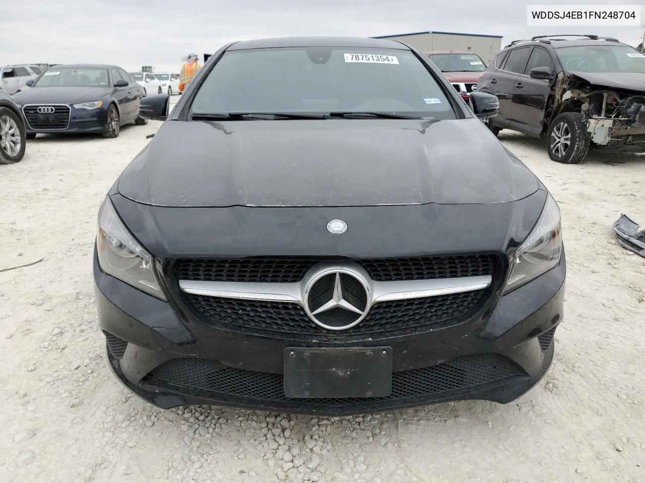 2015 Mercedes-Benz Cla 250 VIN: WDDSJ4EB1FN248704 Lot: 78751354