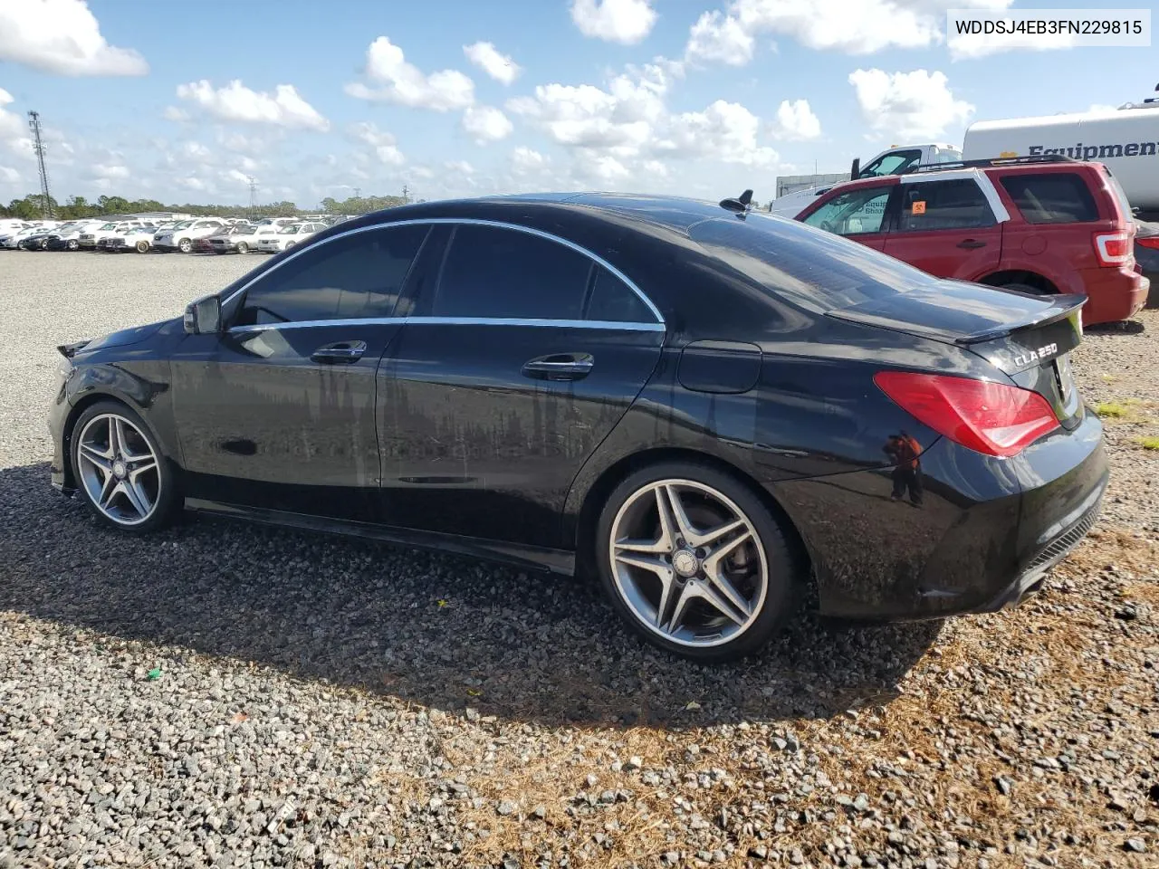 2015 Mercedes-Benz Cla 250 VIN: WDDSJ4EB3FN229815 Lot: 79159574