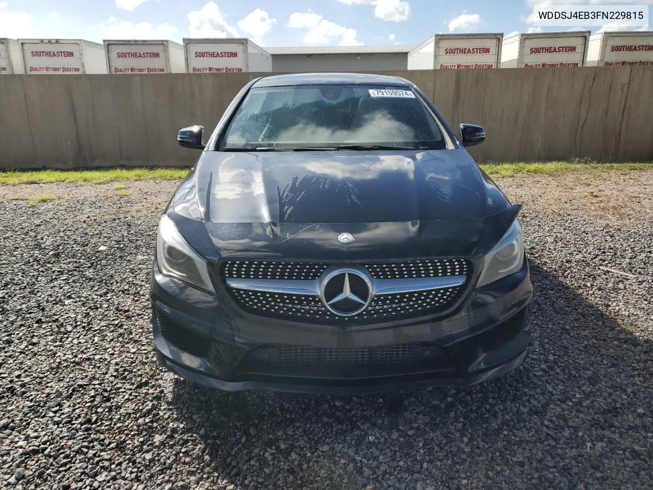 2015 Mercedes-Benz Cla 250 VIN: WDDSJ4EB3FN229815 Lot: 79159574