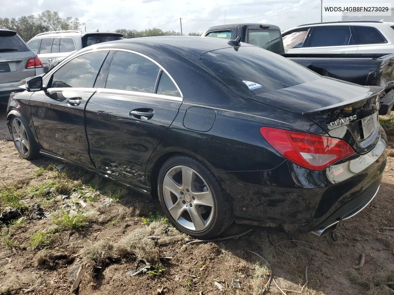 2015 Mercedes-Benz Cla 250 4Matic VIN: WDDSJ4GB8FN273029 Lot: 79345964