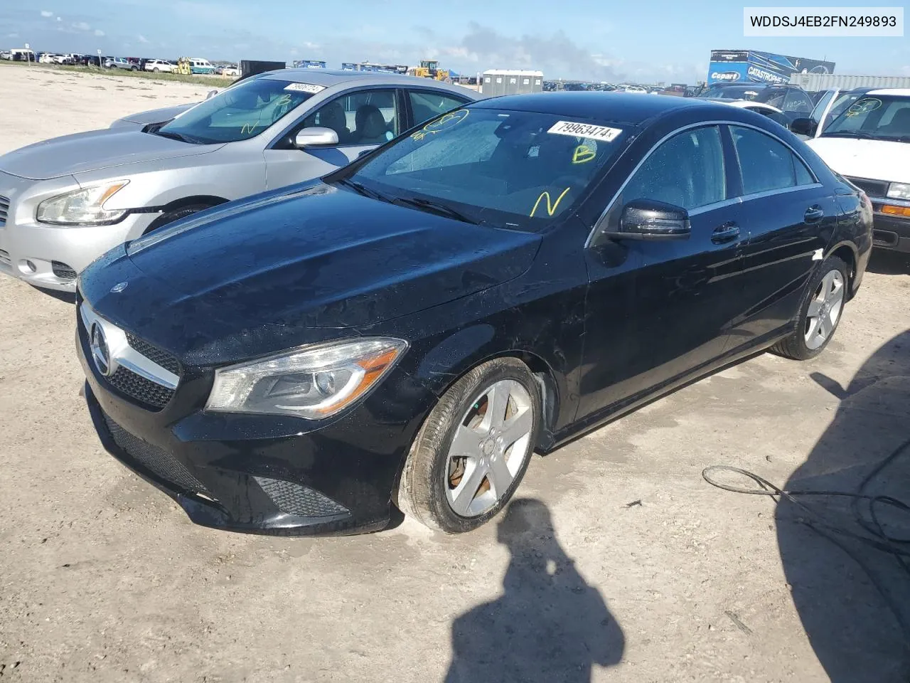 2015 Mercedes-Benz Cla 250 VIN: WDDSJ4EB2FN249893 Lot: 79963474