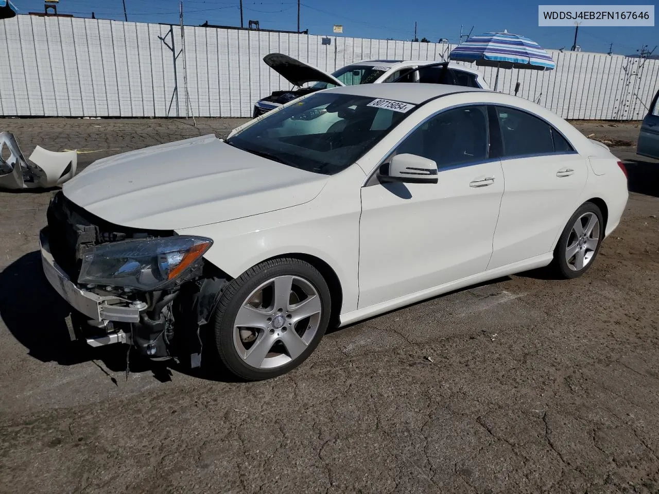 WDDSJ4EB2FN167646 2015 Mercedes-Benz Cla 250