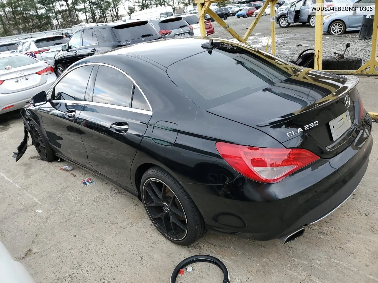 2016 Mercedes-Benz Cla 250 VIN: WDDSJ4EB2GN310306 Lot: 40919114