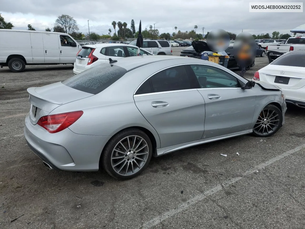 2016 Mercedes-Benz Cla 250 VIN: WDDSJ4EB0GN320252 Lot: 47228814