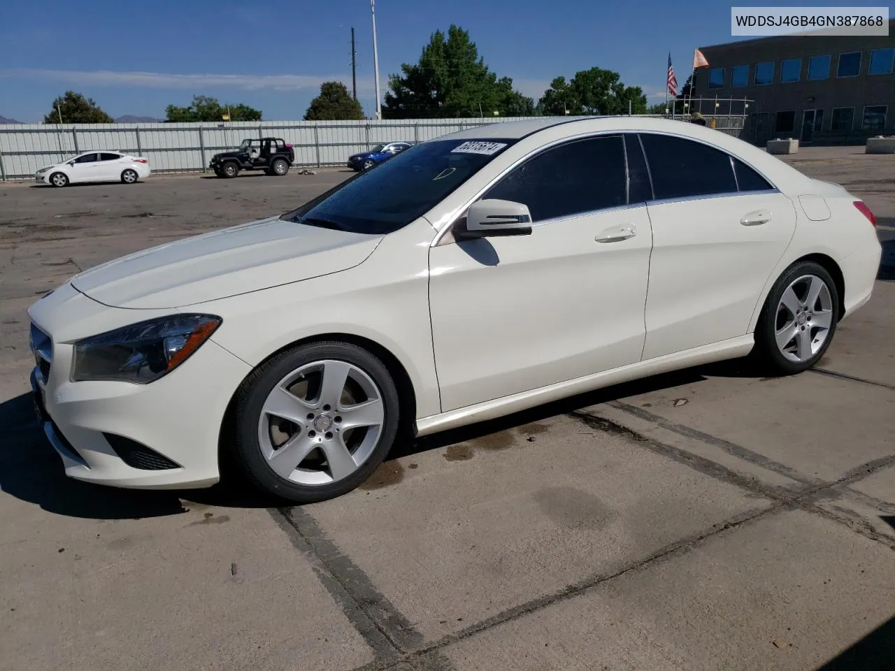 2016 Mercedes-Benz Cla 250 4Matic VIN: WDDSJ4GB4GN387868 Lot: 60315674