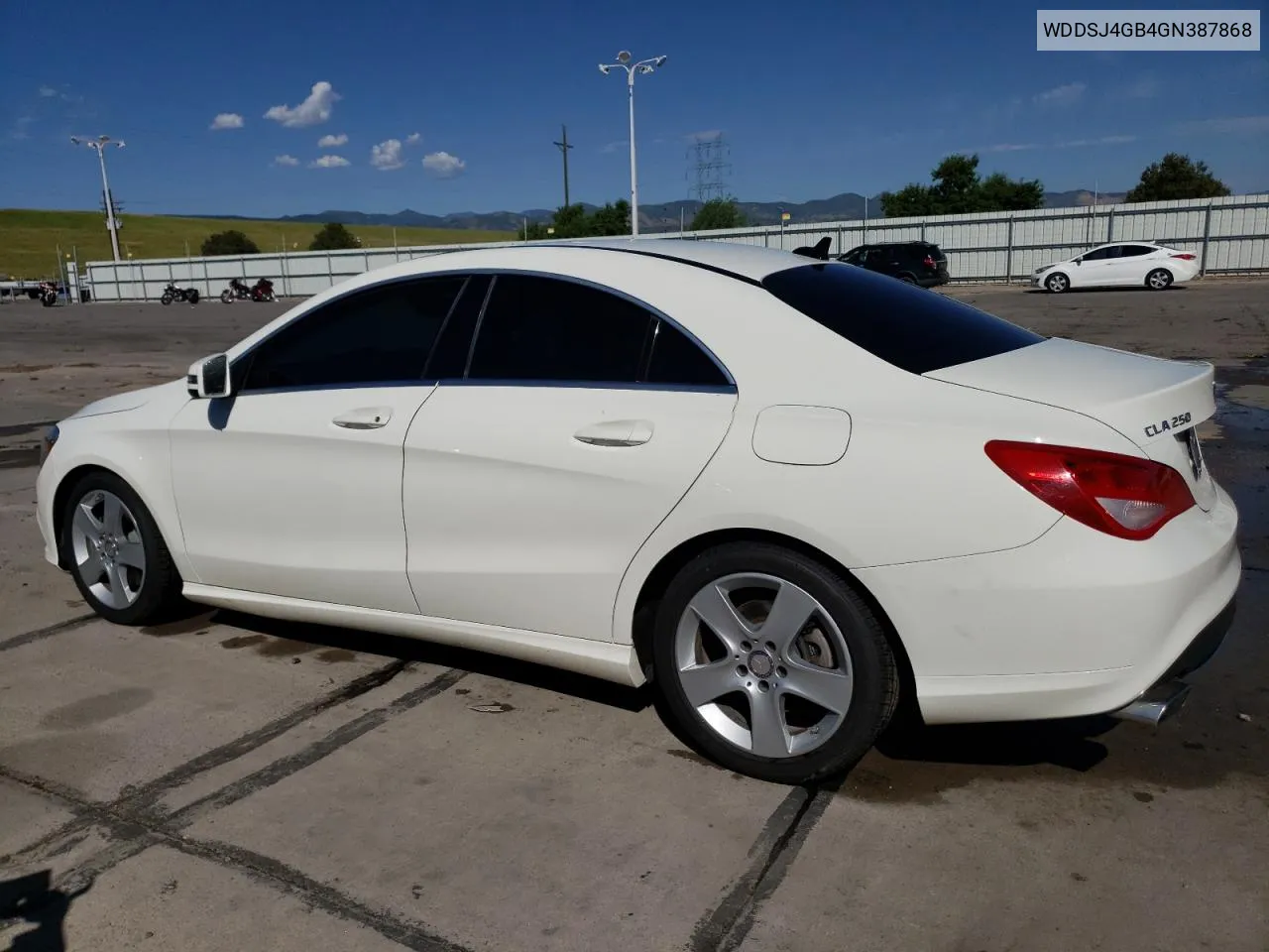 2016 Mercedes-Benz Cla 250 4Matic VIN: WDDSJ4GB4GN387868 Lot: 60315674