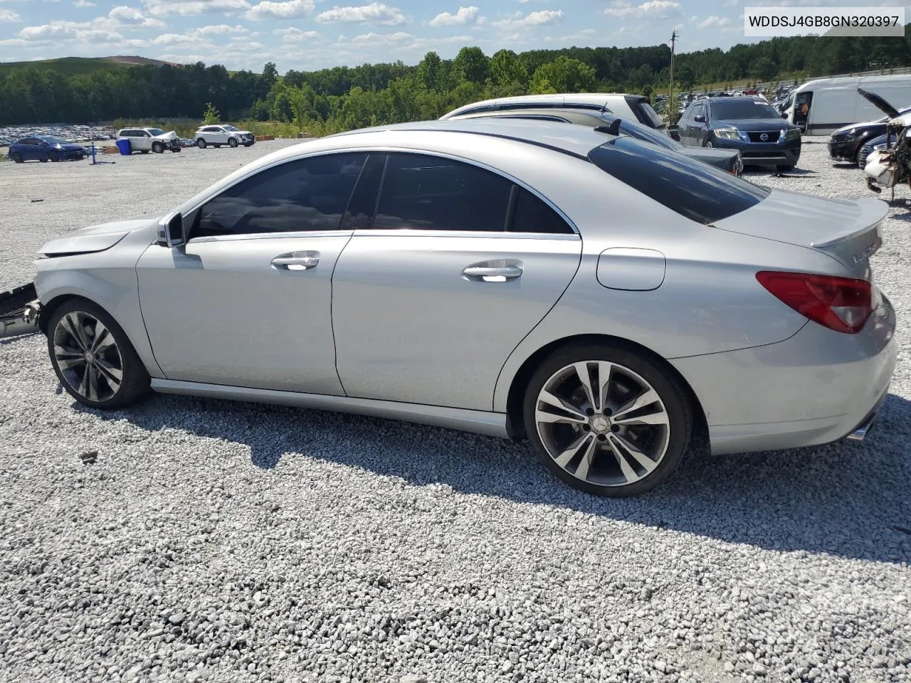 2016 Mercedes-Benz Cla 250 4Matic VIN: WDDSJ4GB8GN320397 Lot: 61612214