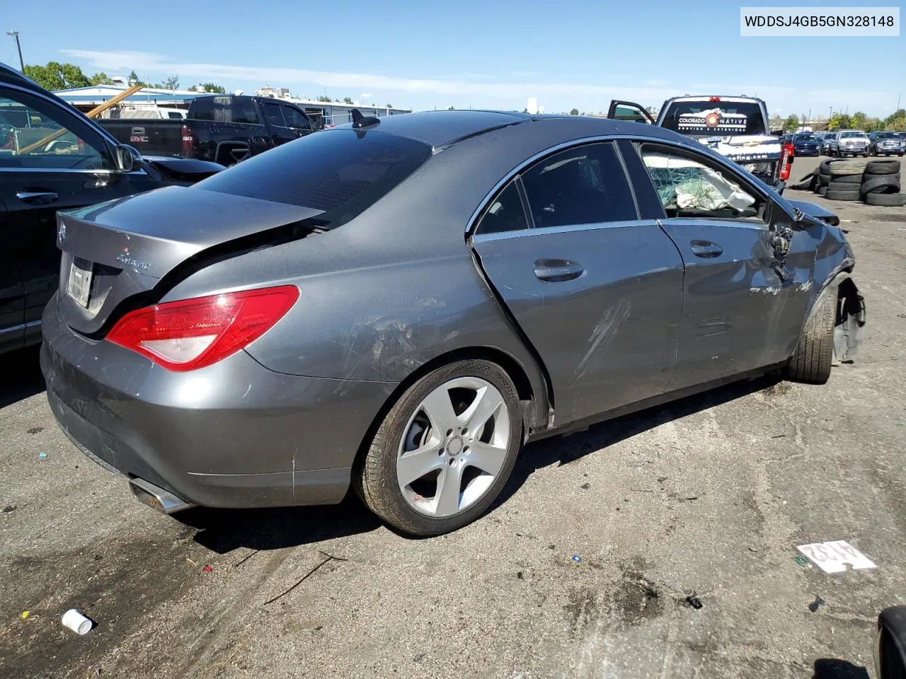 2016 Mercedes-Benz Cla 250 4Matic VIN: WDDSJ4GB5GN328148 Lot: 62137074