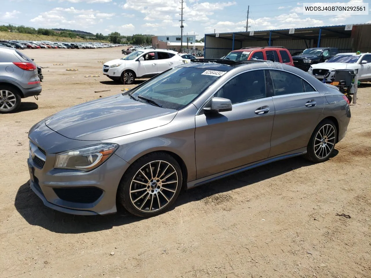 2016 Mercedes-Benz Cla 250 4Matic VIN: WDDSJ4GB7GN292561 Lot: 62564434