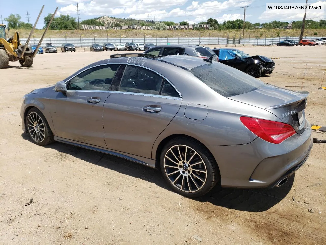 2016 Mercedes-Benz Cla 250 4Matic VIN: WDDSJ4GB7GN292561 Lot: 62564434