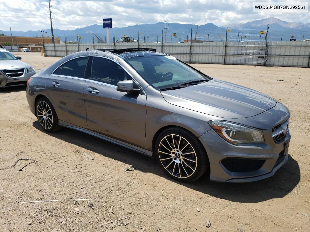 2016 Mercedes-Benz Cla 250 4Matic VIN: WDDSJ4GB7GN292561 Lot: 62564434