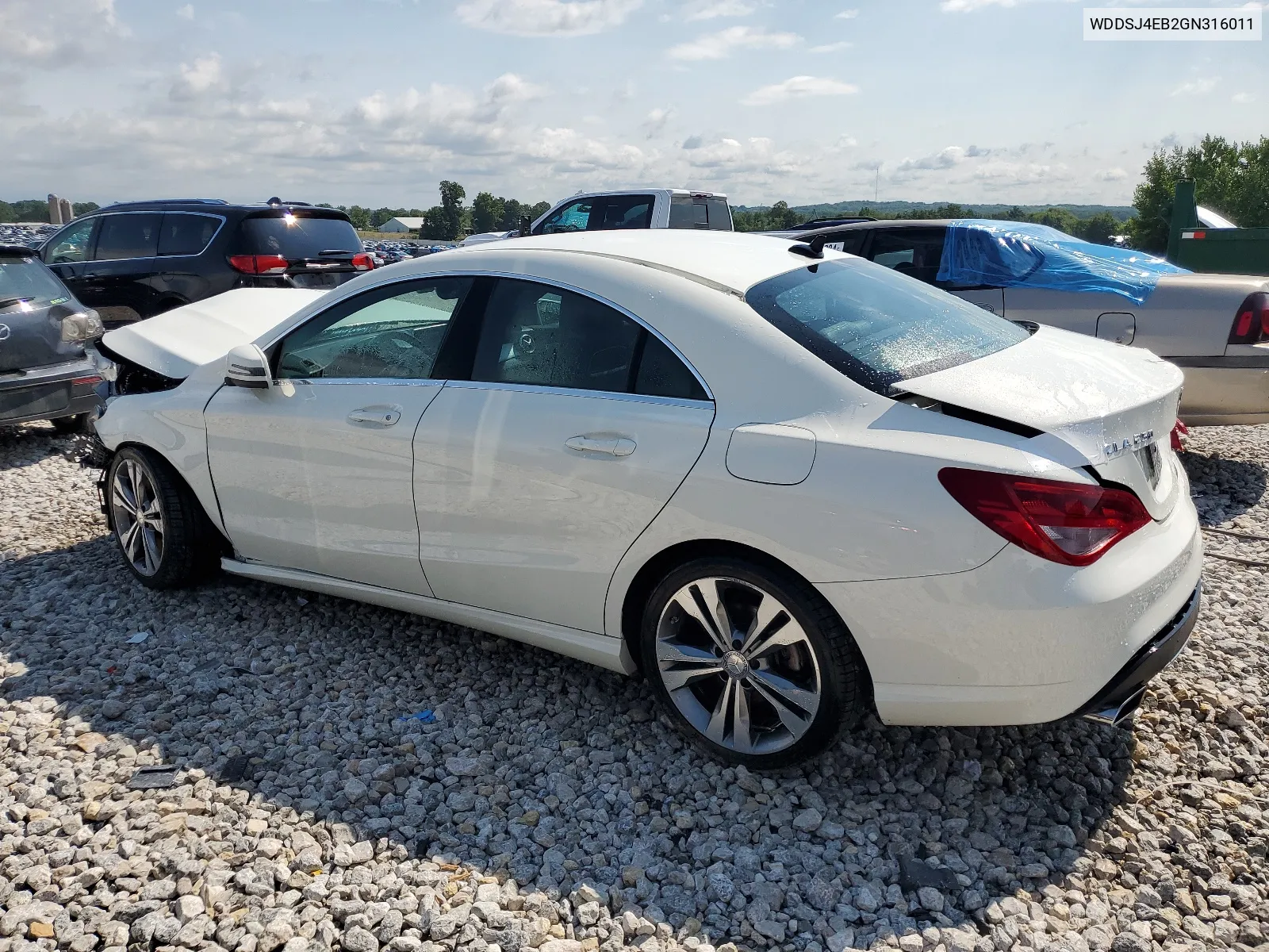 2016 Mercedes-Benz Cla 250 VIN: WDDSJ4EB2GN316011 Lot: 62934544