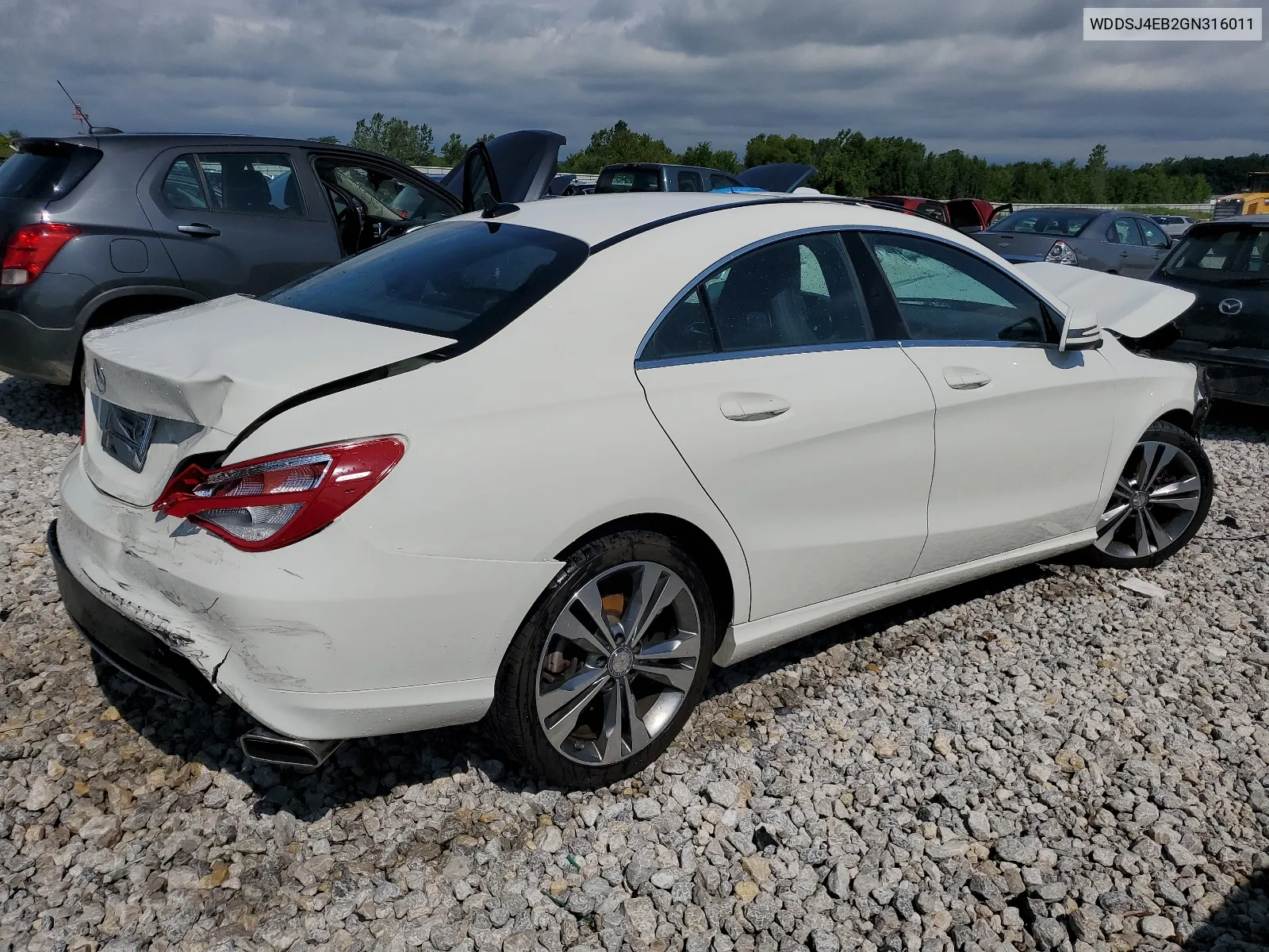 2016 Mercedes-Benz Cla 250 VIN: WDDSJ4EB2GN316011 Lot: 62934544