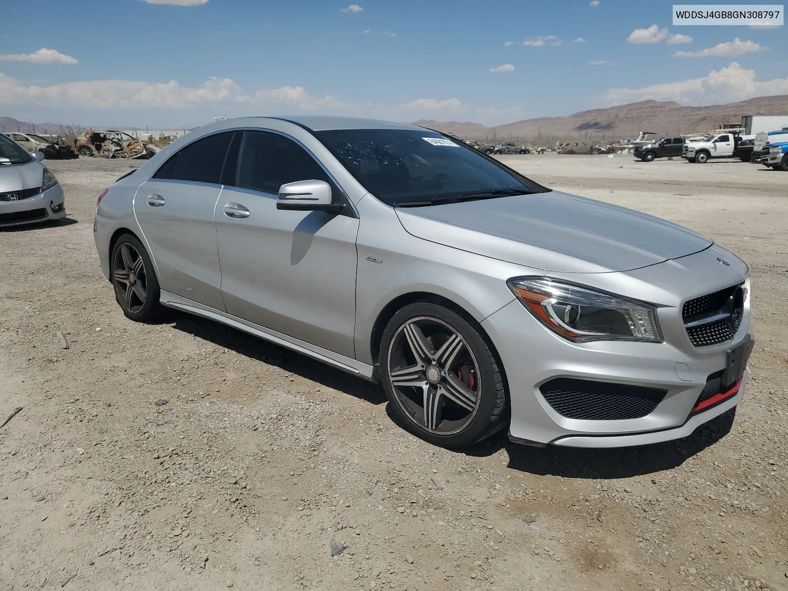 2016 Mercedes-Benz Cla 250 4Matic VIN: WDDSJ4GB8GN308797 Lot: 64081974