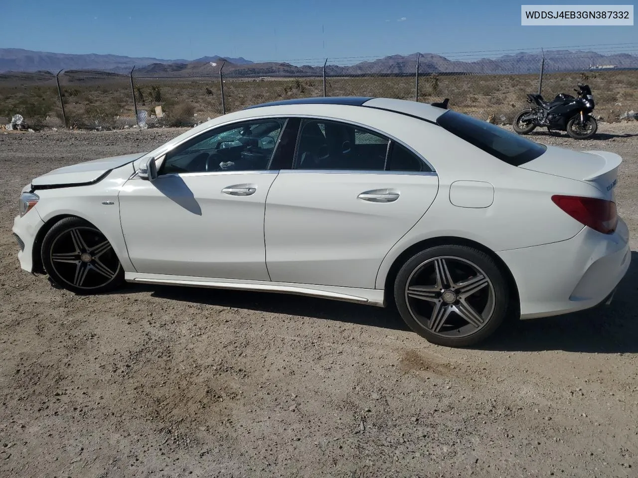 2016 Mercedes-Benz Cla 250 VIN: WDDSJ4EB3GN387332 Lot: 69201234