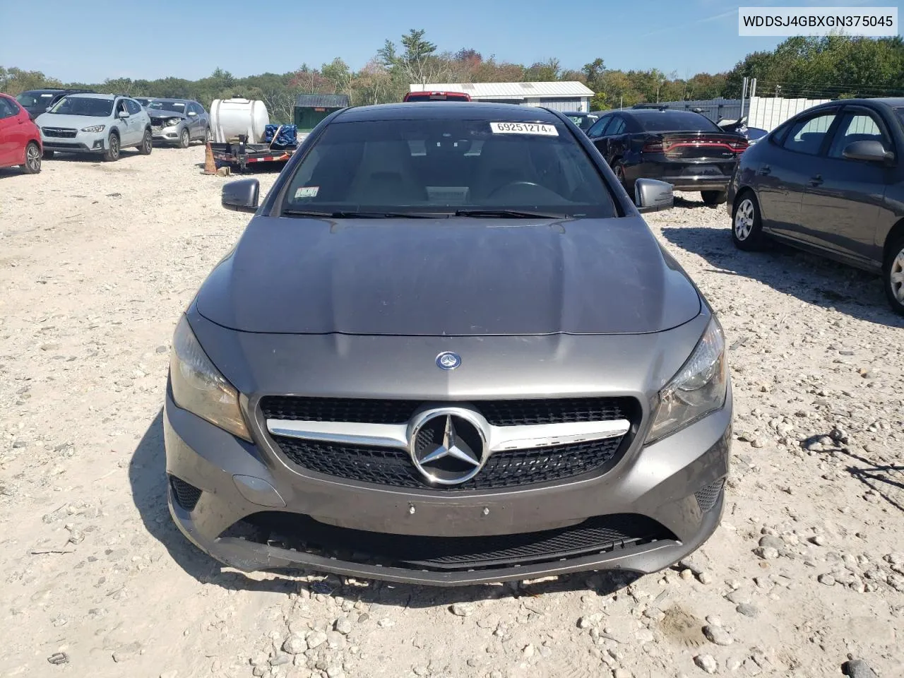 2016 Mercedes-Benz Cla 250 4Matic VIN: WDDSJ4GBXGN375045 Lot: 69251274