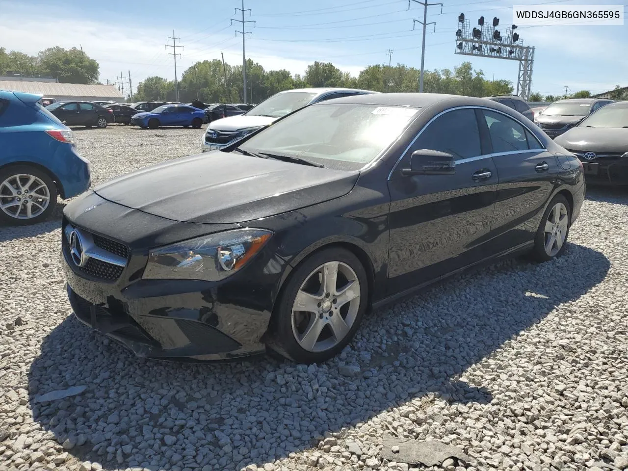 2016 Mercedes-Benz Cla 250 4Matic VIN: WDDSJ4GB6GN365595 Lot: 69532904