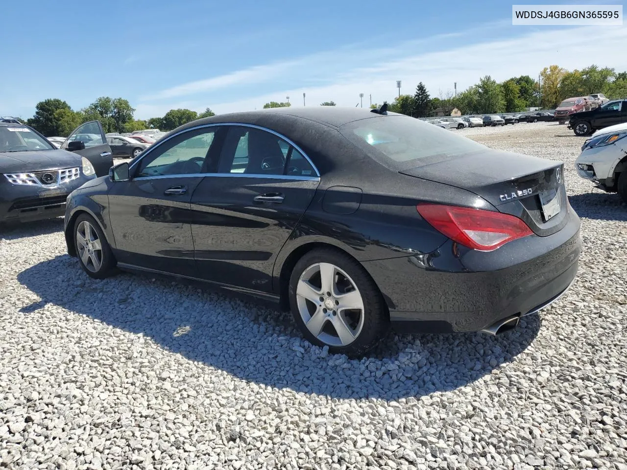 2016 Mercedes-Benz Cla 250 4Matic VIN: WDDSJ4GB6GN365595 Lot: 69532904