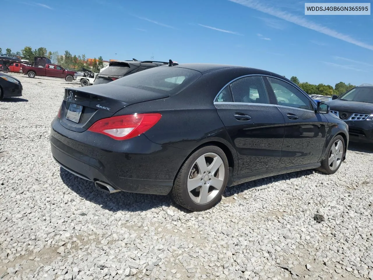 2016 Mercedes-Benz Cla 250 4Matic VIN: WDDSJ4GB6GN365595 Lot: 69532904