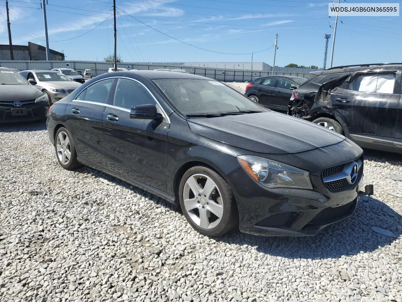 2016 Mercedes-Benz Cla 250 4Matic VIN: WDDSJ4GB6GN365595 Lot: 69532904