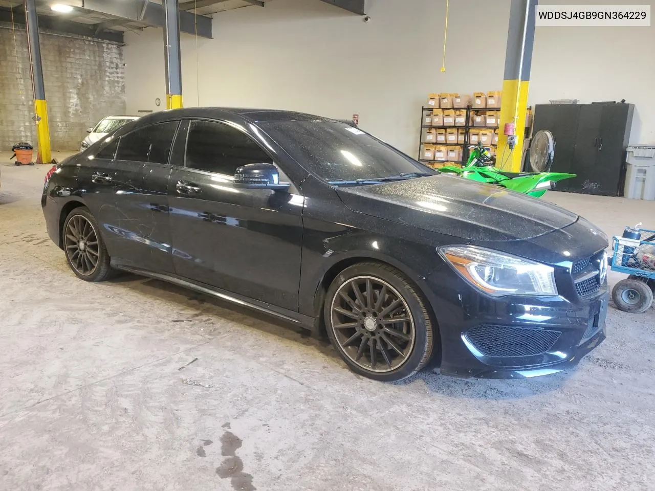 2016 Mercedes-Benz Cla 250 4Matic VIN: WDDSJ4GB9GN364229 Lot: 70035404