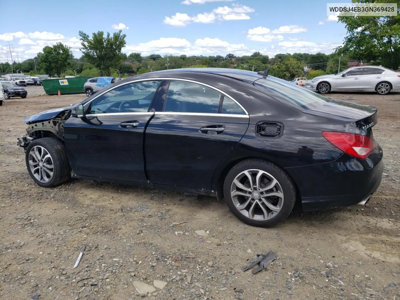 2016 Mercedes-Benz Cla 250 VIN: WDDSJ4EB3GN369428 Lot: 70277314