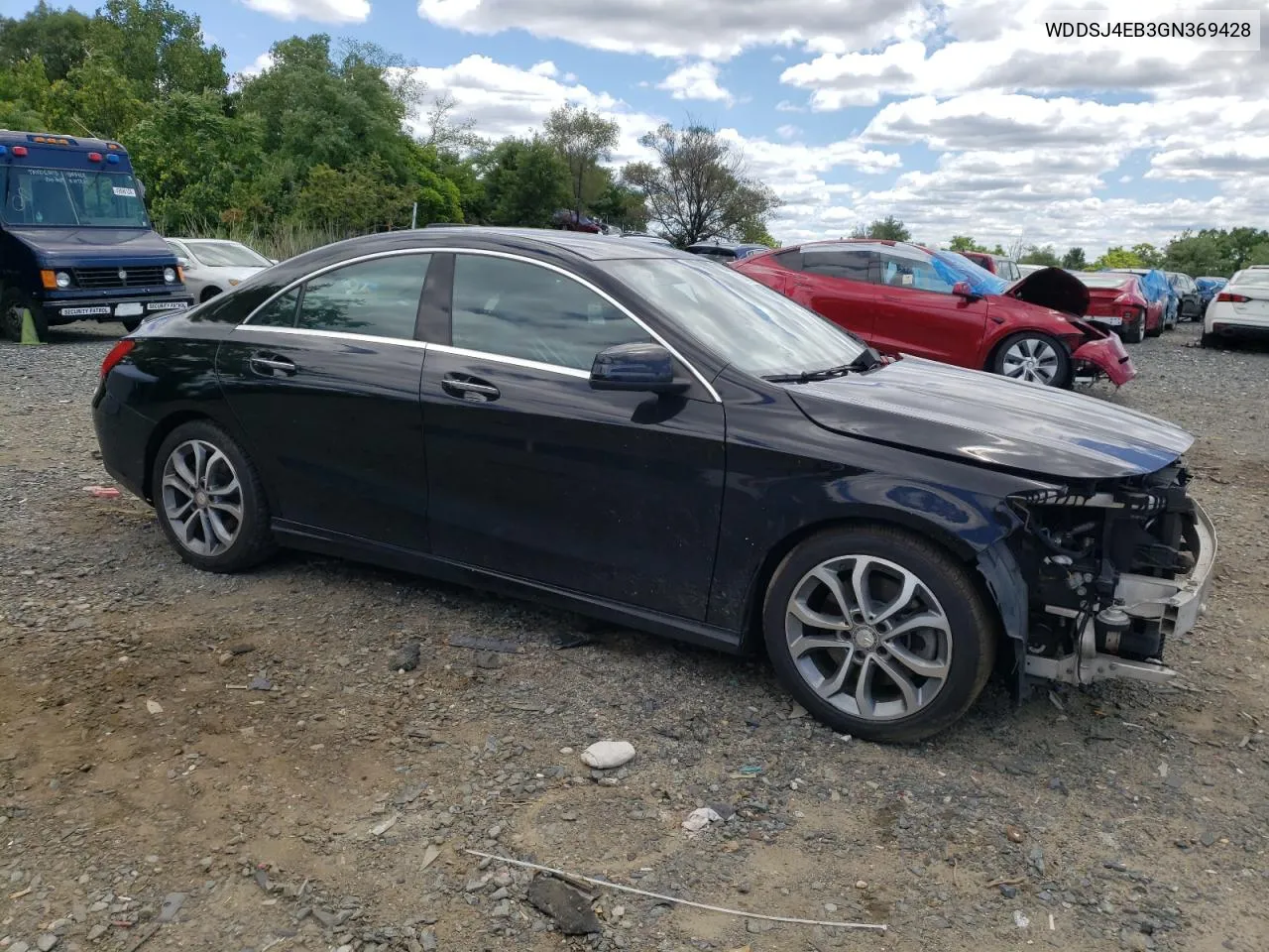 2016 Mercedes-Benz Cla 250 VIN: WDDSJ4EB3GN369428 Lot: 70277314