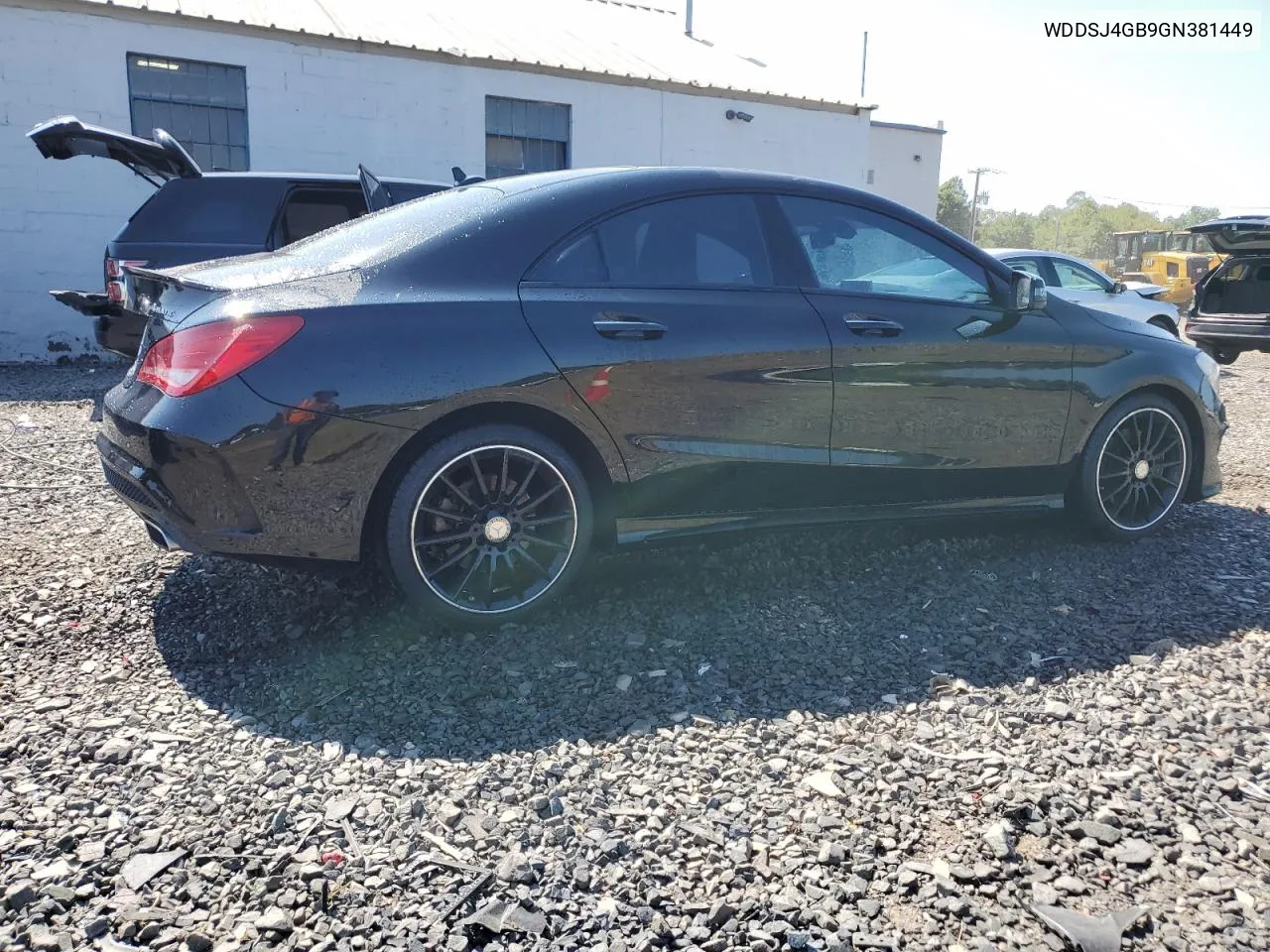 2016 Mercedes-Benz Cla 250 4Matic VIN: WDDSJ4GB9GN381449 Lot: 70702384