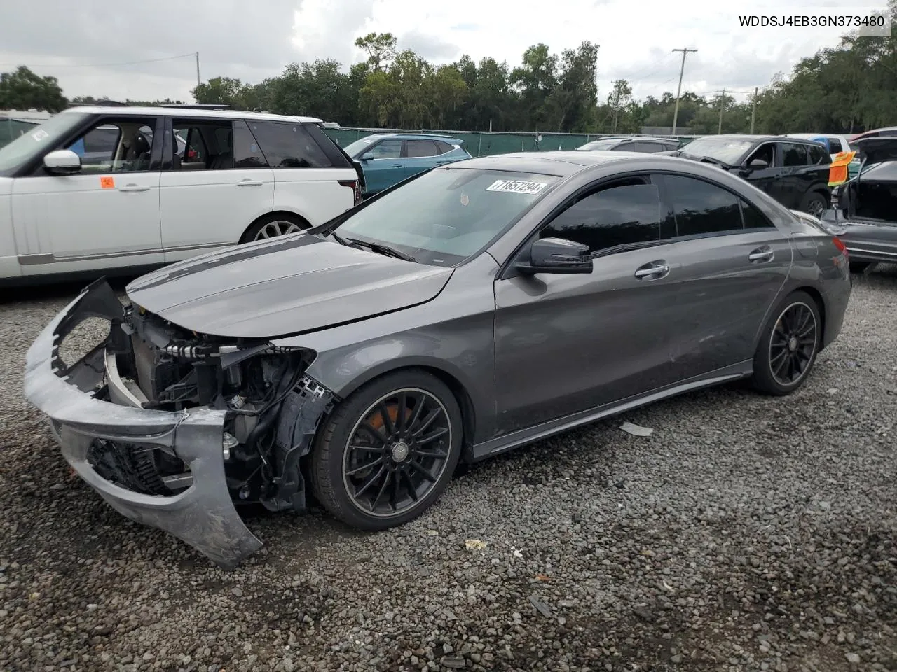 2016 Mercedes-Benz Cla 250 VIN: WDDSJ4EB3GN373480 Lot: 71657294