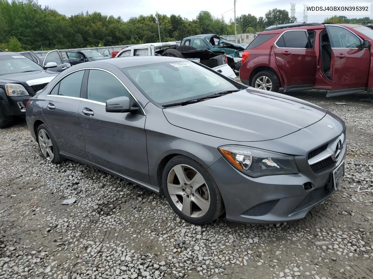 2016 Mercedes-Benz Cla 250 4Matic VIN: WDDSJ4GBXGN395392 Lot: 71795734