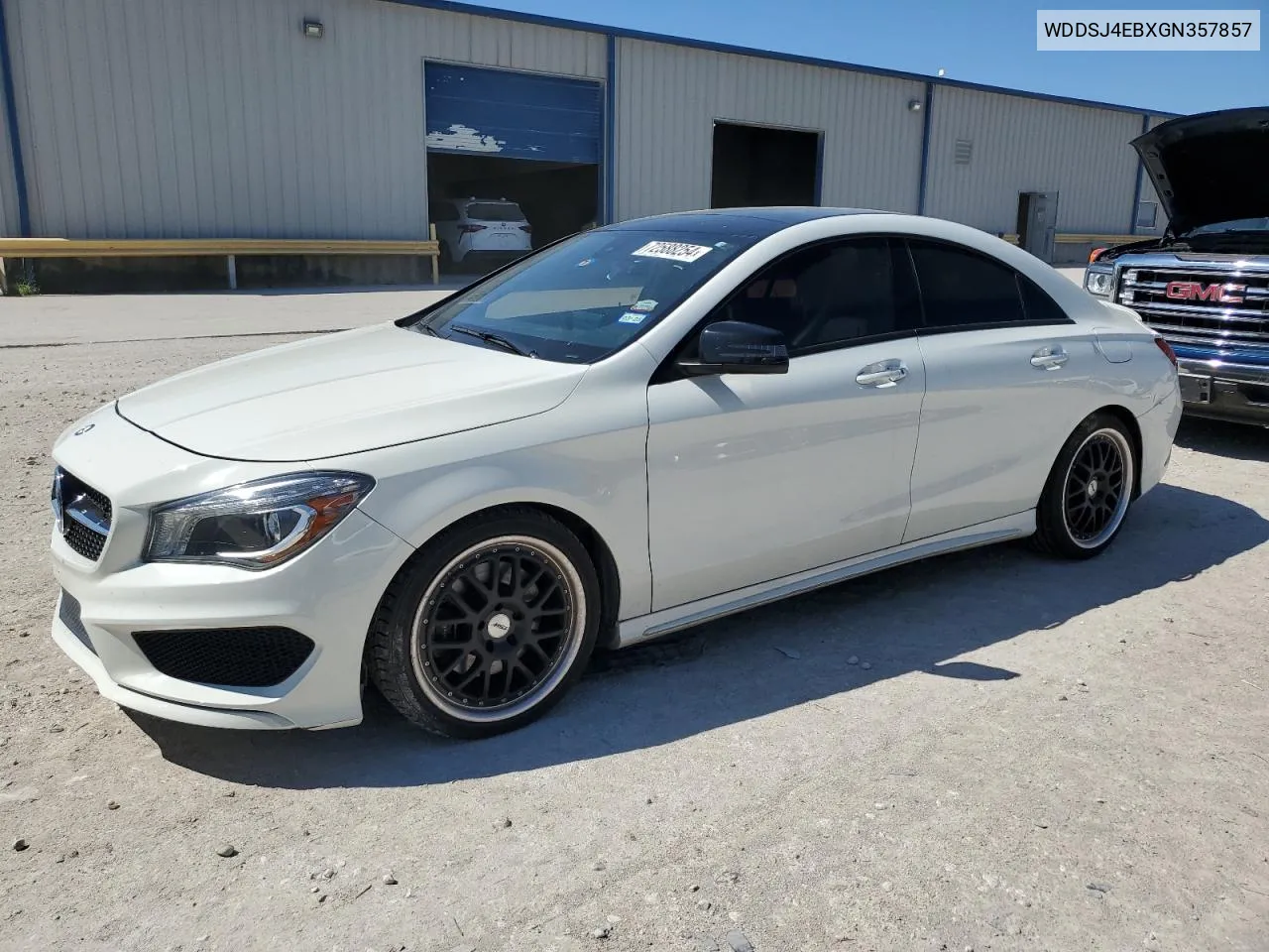 2016 Mercedes-Benz Cla 250 VIN: WDDSJ4EBXGN357857 Lot: 72588254