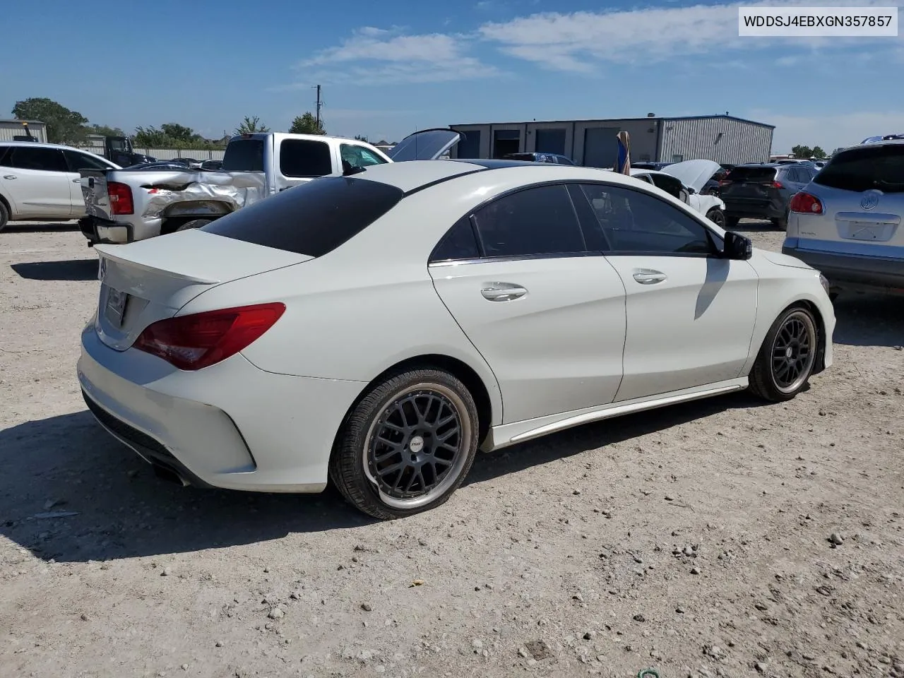 2016 Mercedes-Benz Cla 250 VIN: WDDSJ4EBXGN357857 Lot: 72588254