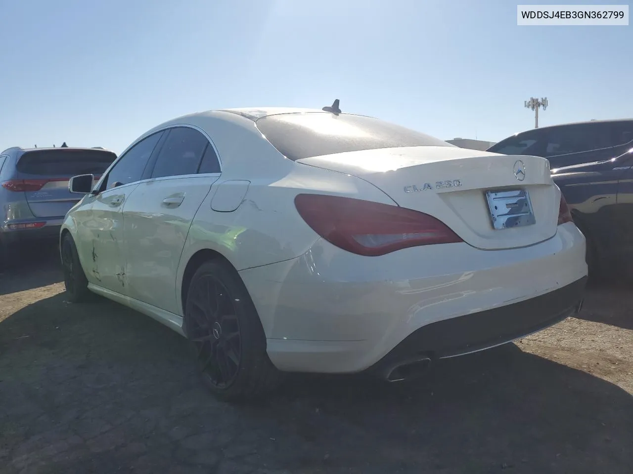 2016 Mercedes-Benz Cla 250 VIN: WDDSJ4EB3GN362799 Lot: 72612164