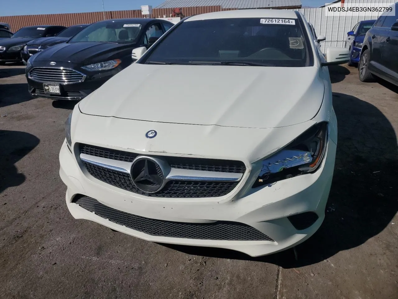 2016 Mercedes-Benz Cla 250 VIN: WDDSJ4EB3GN362799 Lot: 72612164