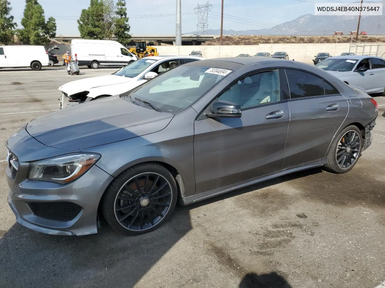 2016 Mercedes-Benz Cla 250 VIN: WDDSJ4EB4GN375447 Lot: 73204694