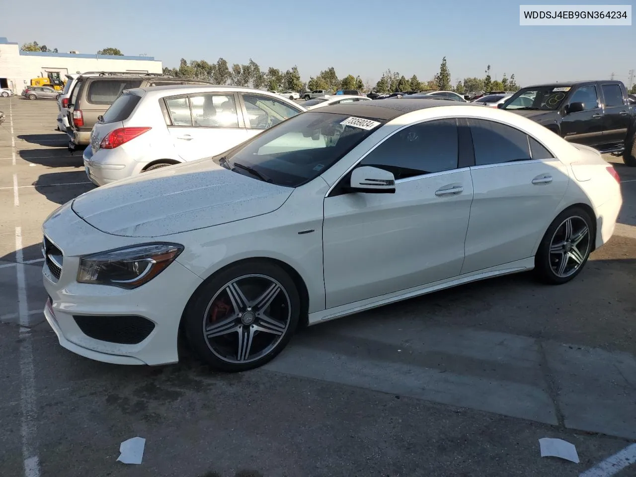 2016 Mercedes-Benz Cla 250 VIN: WDDSJ4EB9GN364234 Lot: 73359034